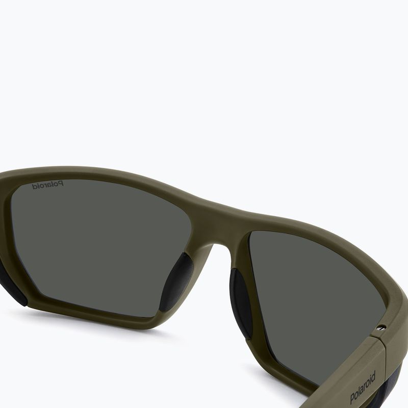 Окуляри сонцезахисні чоловічі Polaroid PLD 7057/S matte green/grey polarized 7