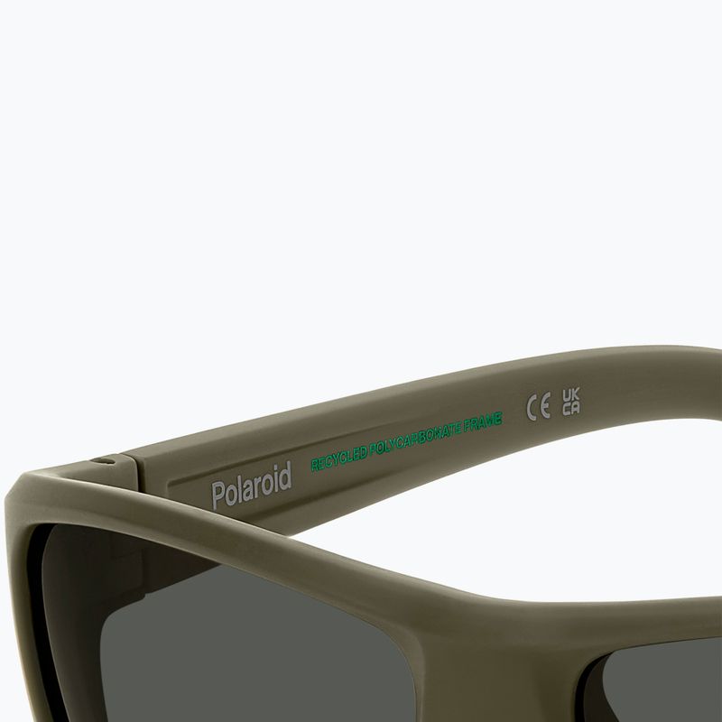 Окуляри сонцезахисні чоловічі Polaroid PLD 7057/S matte green/grey polarized 8