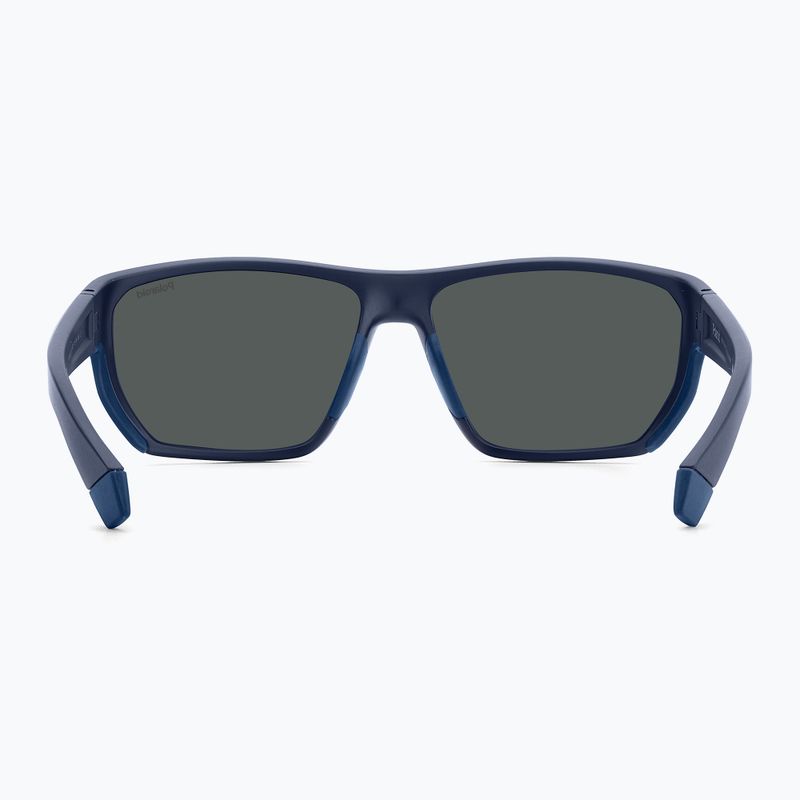 Окуляри сонцезахисні чоловічі Polaroid PLD 7057/S matte blue/blue mirror polarized 4