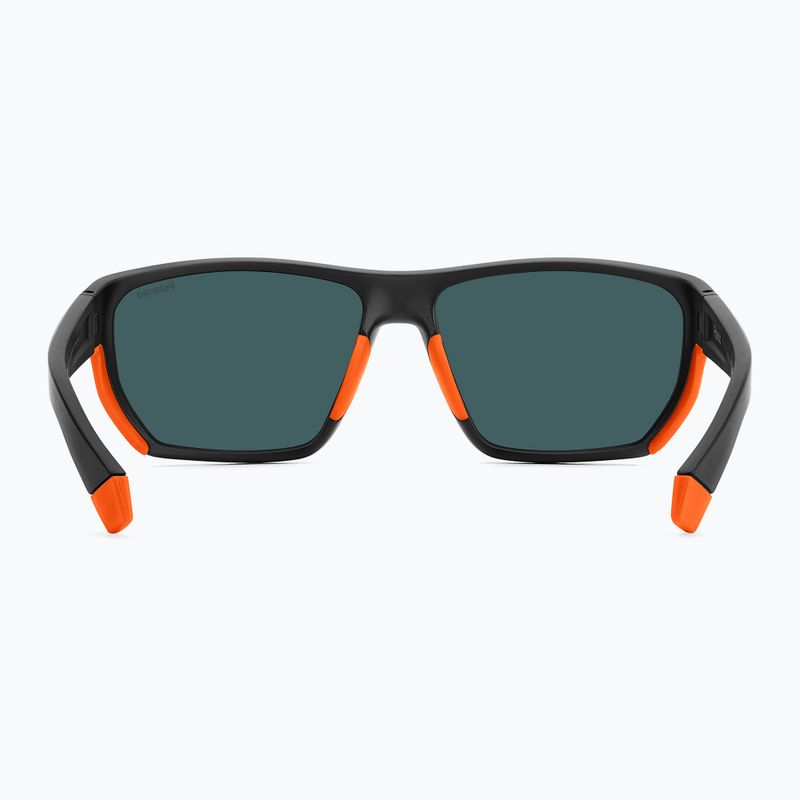 Окуляри сонцезахисні чоловічі Polaroid PLD 7057/S matte black orange/red multilayer polarized 5