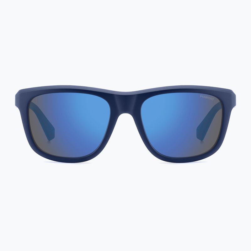 Окуляри сонцезахисні Polaroid PLD 2163/S matte blue/blue mirror polarized 3