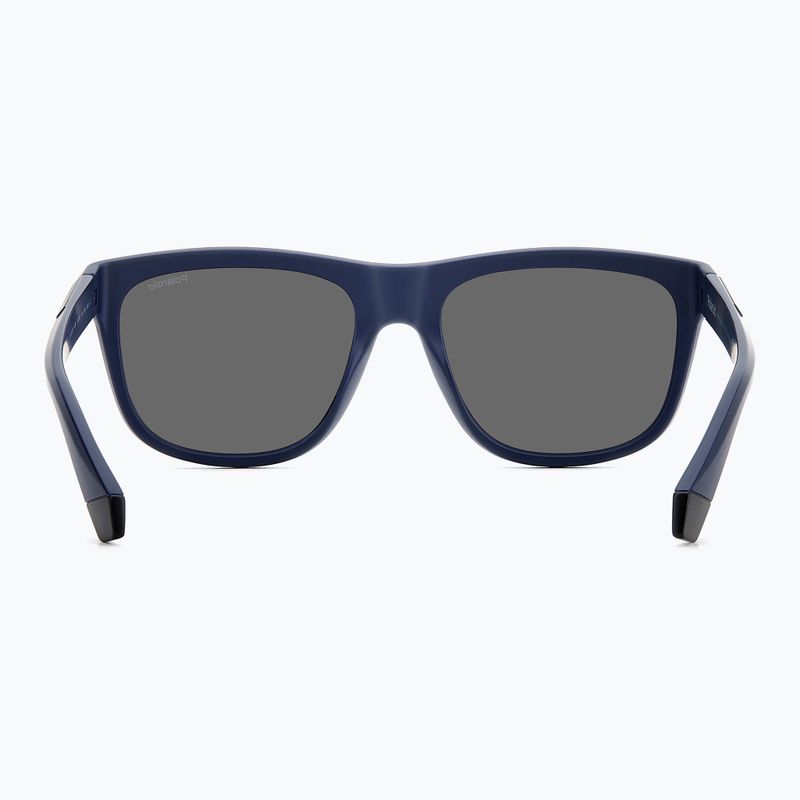 Окуляри сонцезахисні Polaroid PLD 2163/S matte blue/blue mirror polarized 5