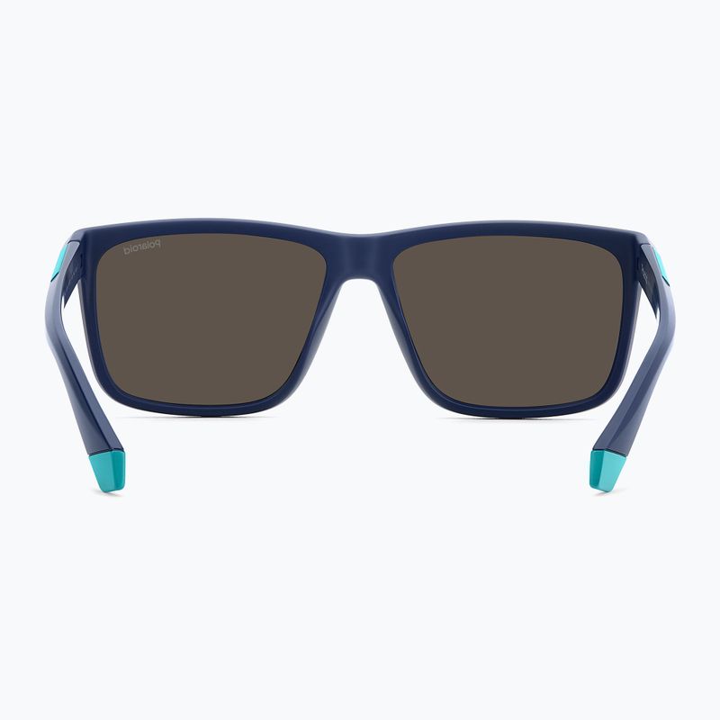 Окуляри сонцезахисні чоловічі Polaroid PLD 2164/S matte blue/blue mirror polarized 5