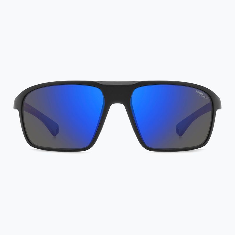 Окуляри сонцезахисні чоловічі Polaroid PLD 7058/S matte black blue/blue mirror polarized hc 3