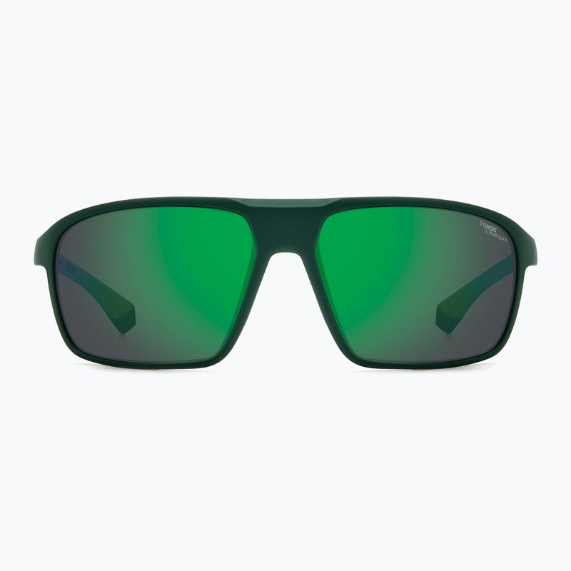 Окуляри сонцезахисні чоловічі Polaroid PLD 7058/S matte green/green mirror polarized high contrast 3