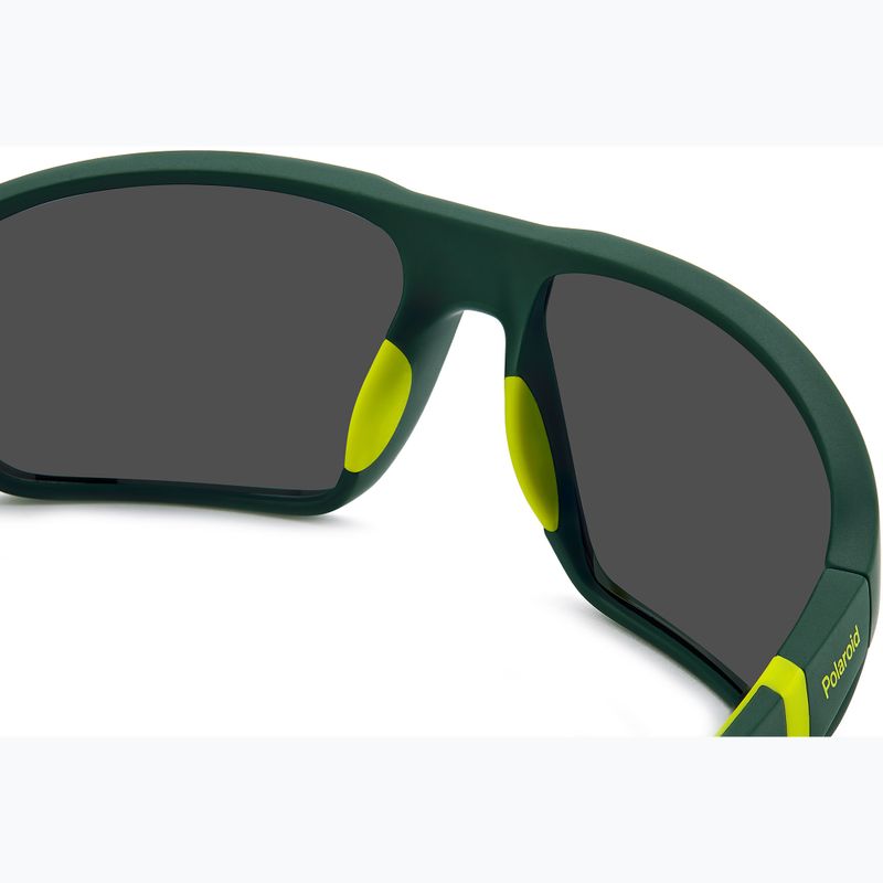Окуляри сонцезахисні чоловічі Polaroid PLD 7058/S matte green/green mirror polarized high contrast 7