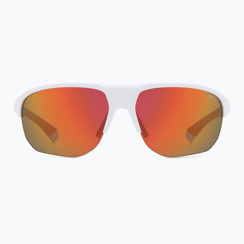 Окуляри сонцезахисні чоловічі Polaroid PLD 7059/S matte white/red multilayer polarized hc 3