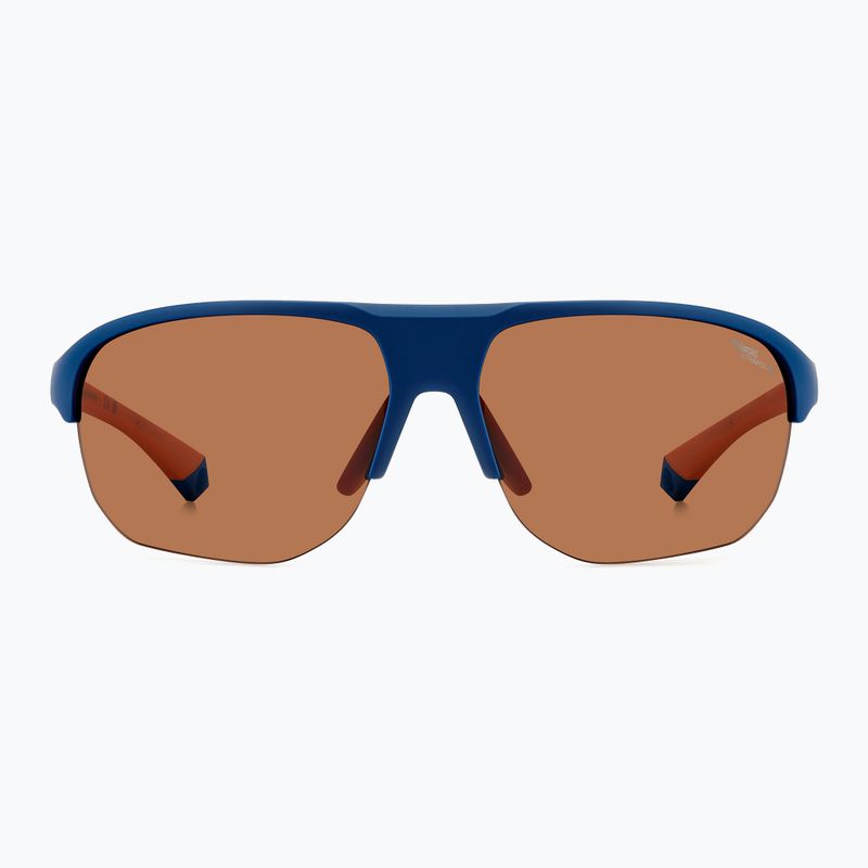 Окуляри сонцезахисні чоловічі Polaroid PLD 7059/S matte blue orange/brown polarized high contrast 2