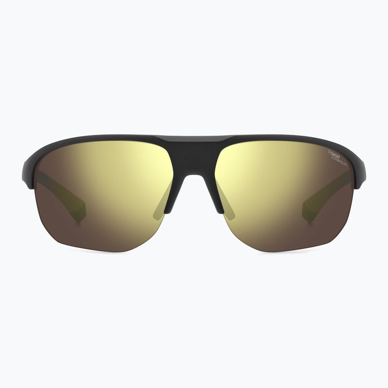 Окуляри сонцезахисні чоловічі Polaroid PLD 7059/S matte black yellow/gold polarized high contrast 2