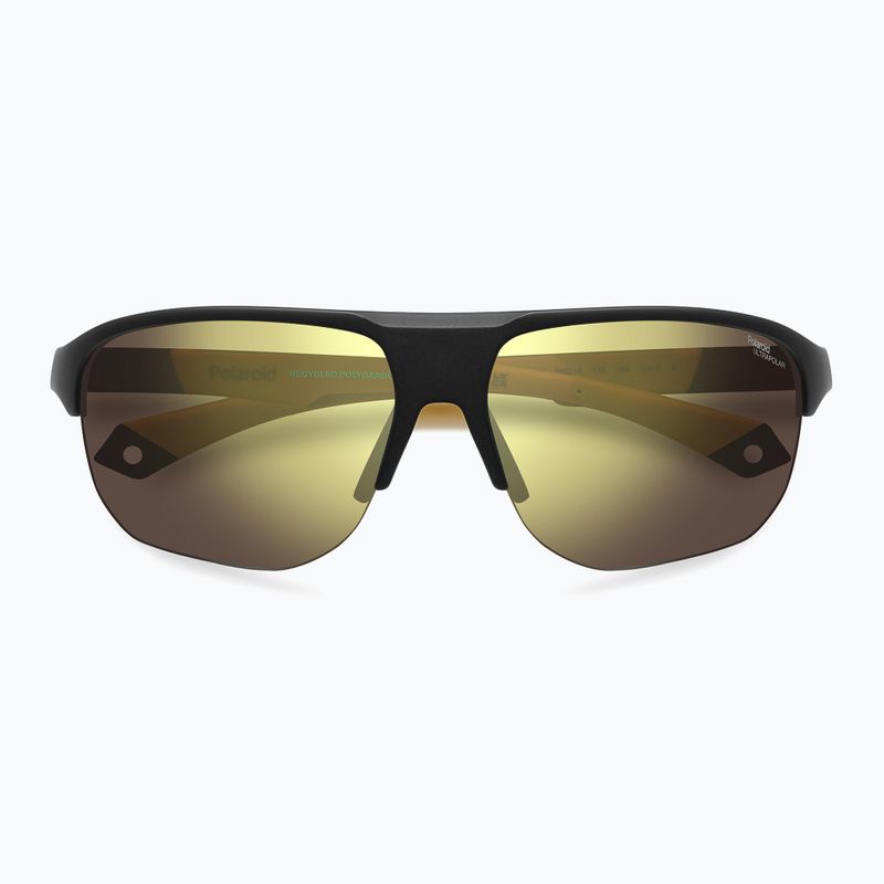 Окуляри сонцезахисні чоловічі Polaroid PLD 7059/S matte black yellow/gold polarized high contrast 3