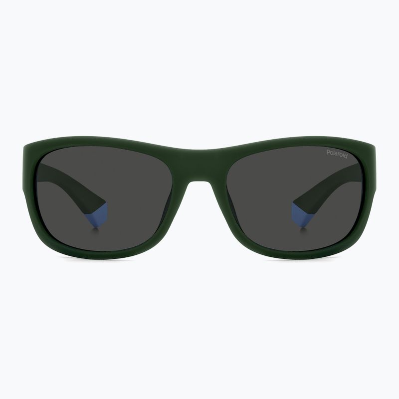 Окуляри сонцезахисні дитячі Polaroid PLD 8064/S green/grey polarized 3