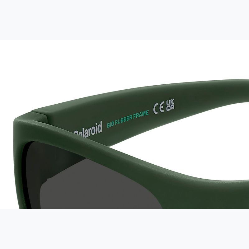 Окуляри сонцезахисні дитячі Polaroid PLD 8064/S green/grey polarized 6