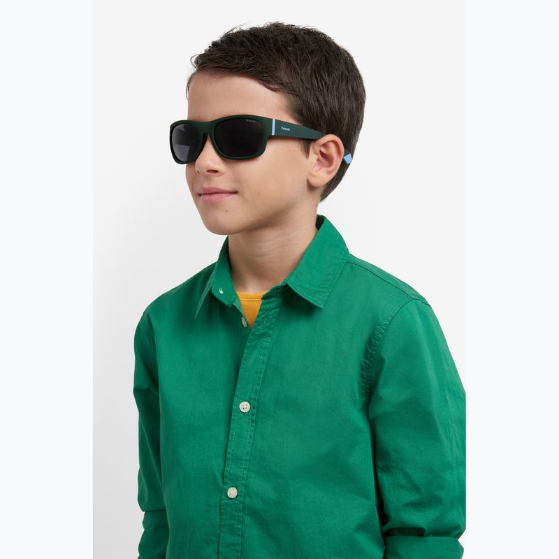 Окуляри сонцезахисні дитячі Polaroid PLD 8064/S green/grey polarized 8