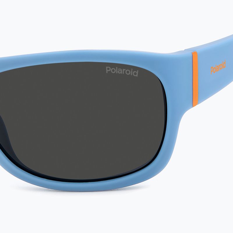 Окуляри сонцезахисні дитячі Polaroid PLD 8064/S azure/grey polarized 5