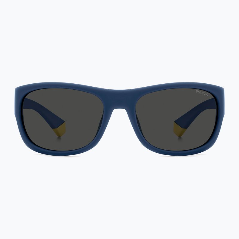 Окуляри сонцезахисні дитячі Polaroid PLD 8064/S blue/grey polarized 3