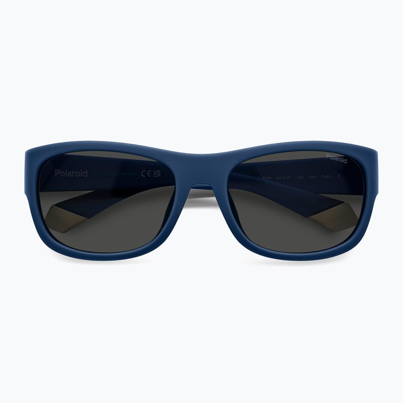 Окуляри сонцезахисні дитячі Polaroid PLD 8064/S blue/grey polarized 4