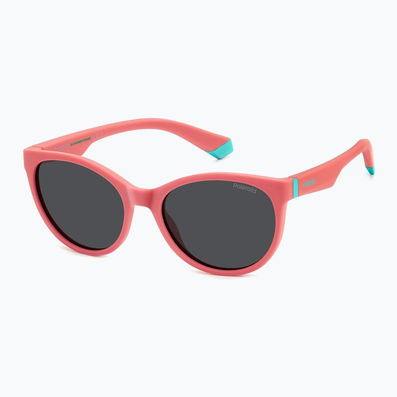 Окуляри сонцезахисні дитячі Polaroid PLD 8065/S coral/grey polarized 2