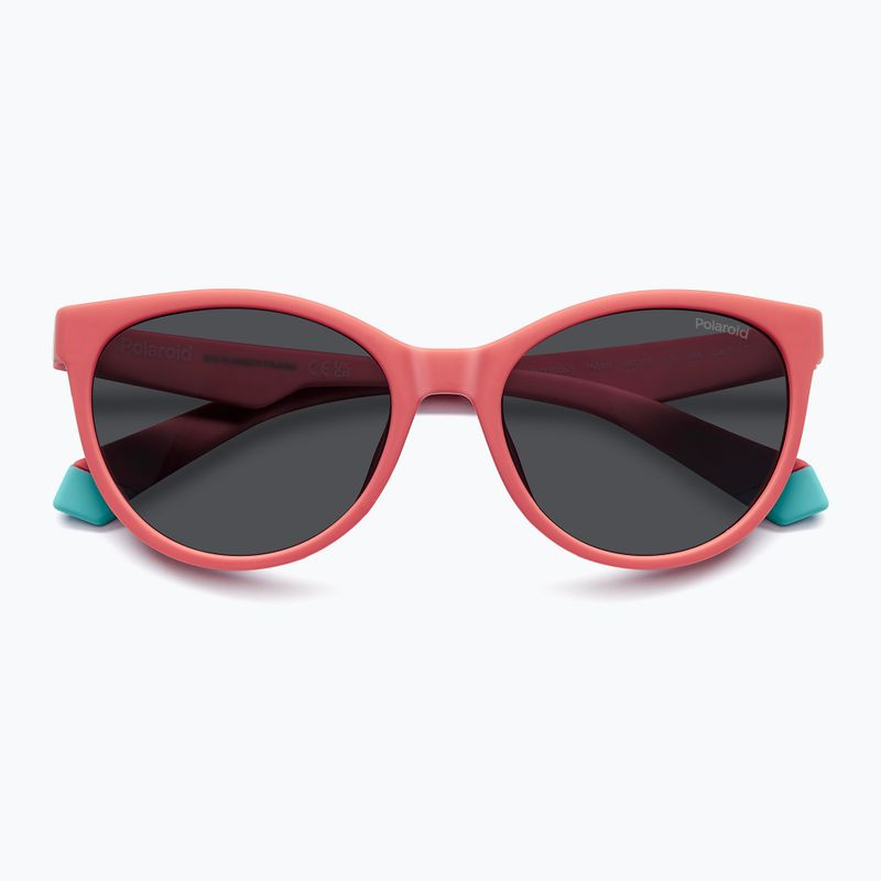 Окуляри сонцезахисні дитячі Polaroid PLD 8065/S coral/grey polarized 4