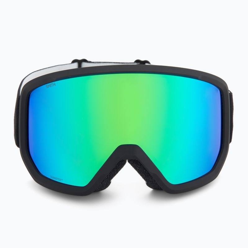Окуляри гірськолижні Smith Transfer black/green sol-x mirror 2