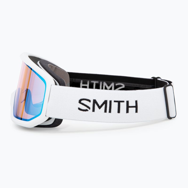 Окуляри гірськолижні Smith Transfer white/blue Сенсор mirror 4