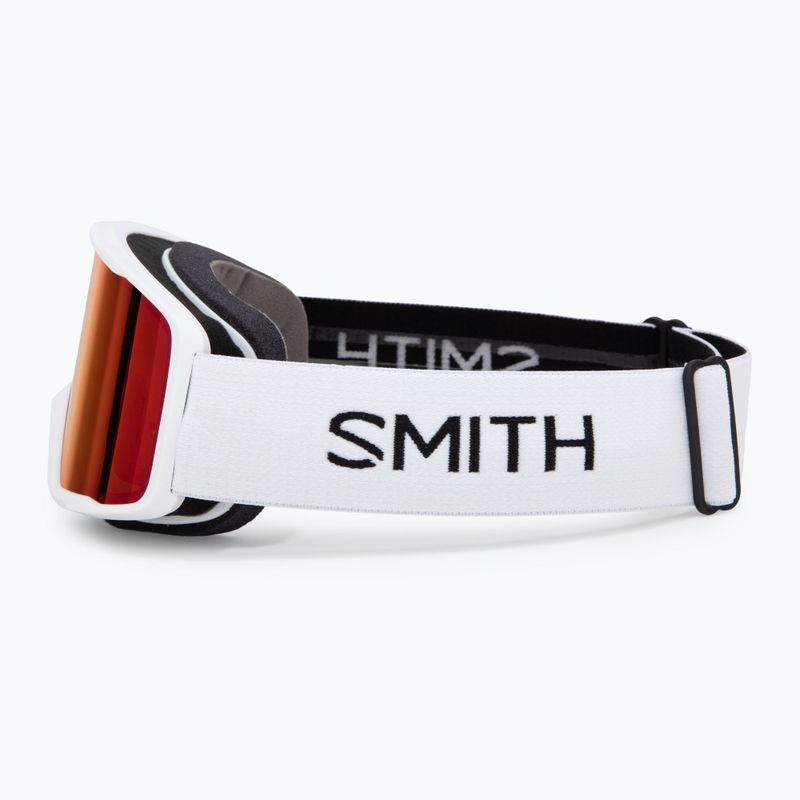 Окуляри гірськолижні Smith Tribute white/red sol-x mirror 4
