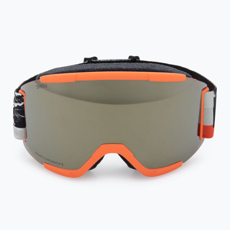 Окуляри гірськолижні Smith Squad cinder chop up/chrp sun black gold mirror/clear 3