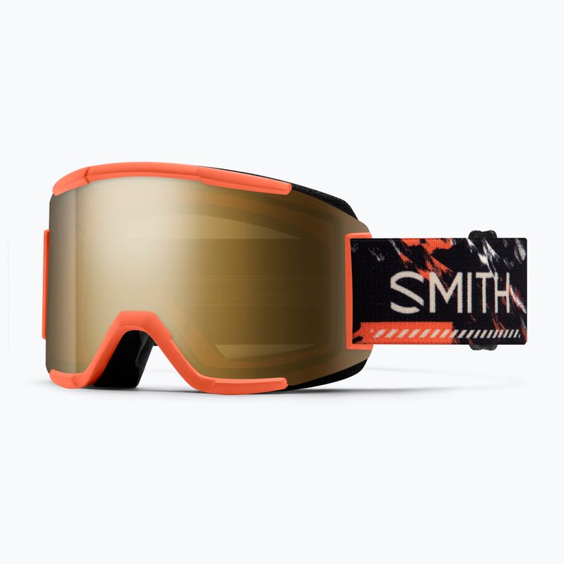 Окуляри гірськолижні Smith Squad cinder chop up/chrp sun black gold mirror/clear 6