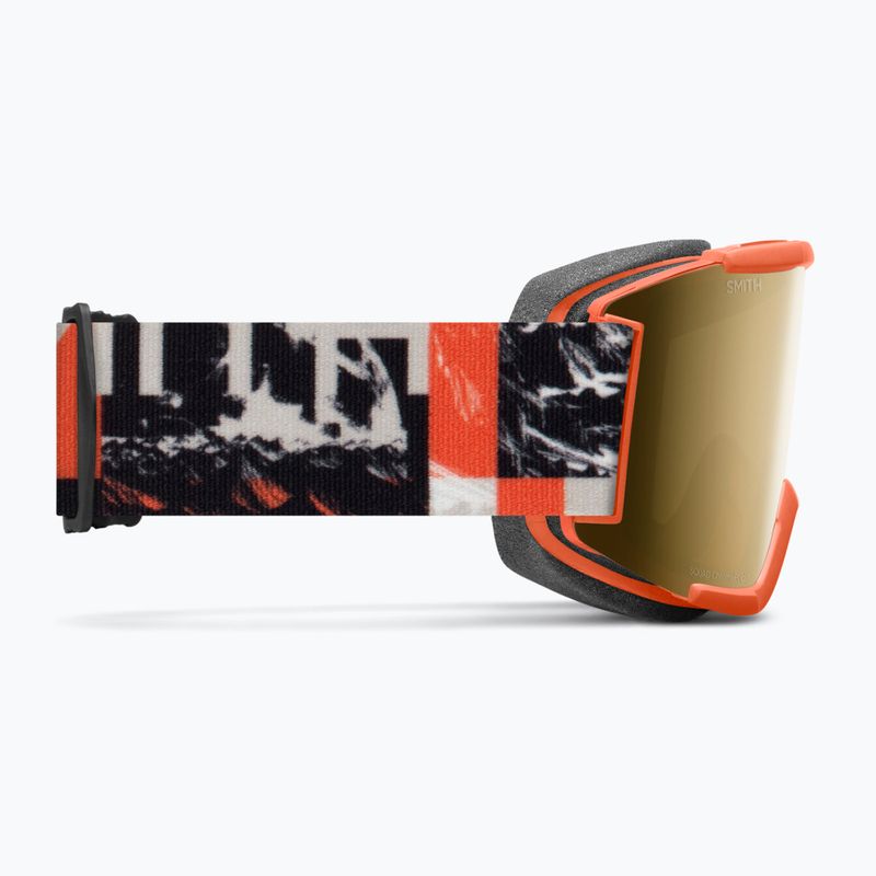 Окуляри гірськолижні Smith Squad cinder chop up/chrp sun black gold mirror/clear 9