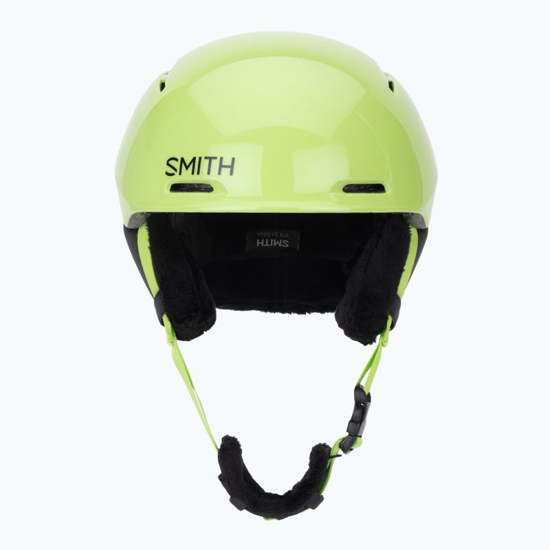Шолом гірськолижний дитячий Smith Glide Jr Mips electric lime 2