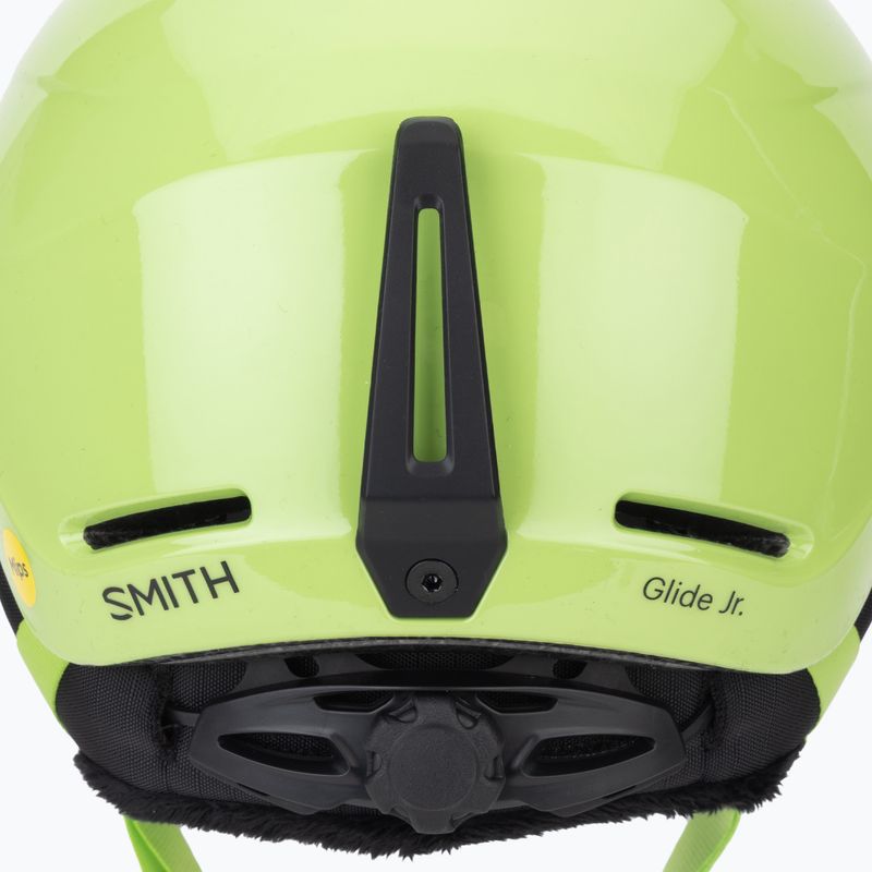 Шолом гірськолижний дитячий Smith Glide Jr Mips electric lime 9