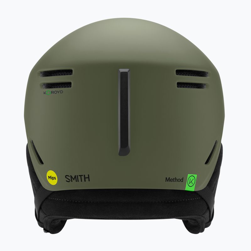 Шолом лижний Smith Method Mips matte fatigue green 2