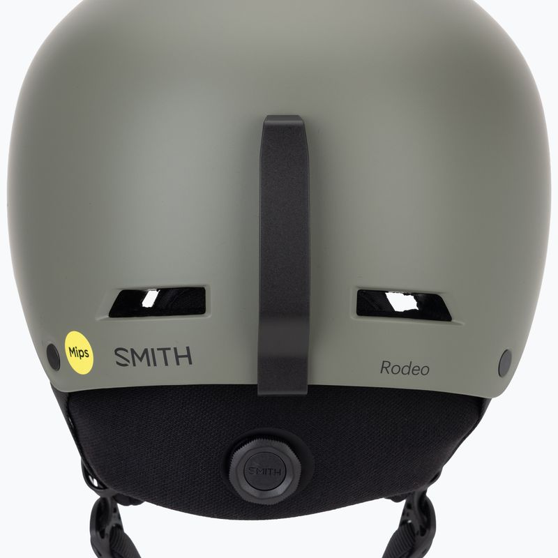 Шолом гірськолижний Smith Rodeo MIPS matte fatigue green 8