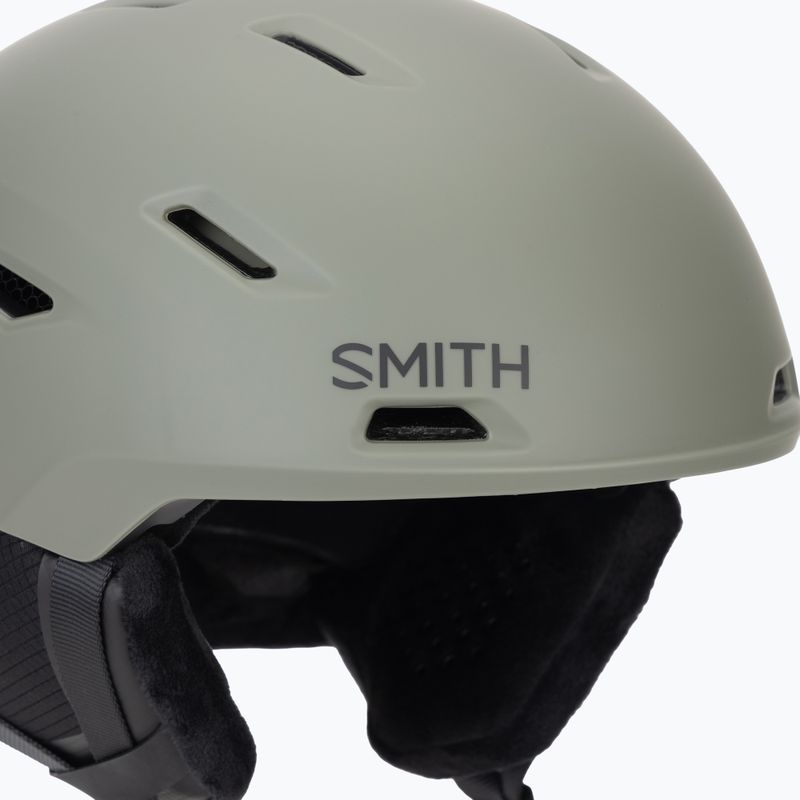 Шолом гірськолижний Smith Descend MIPS matte fatigue green/black 7