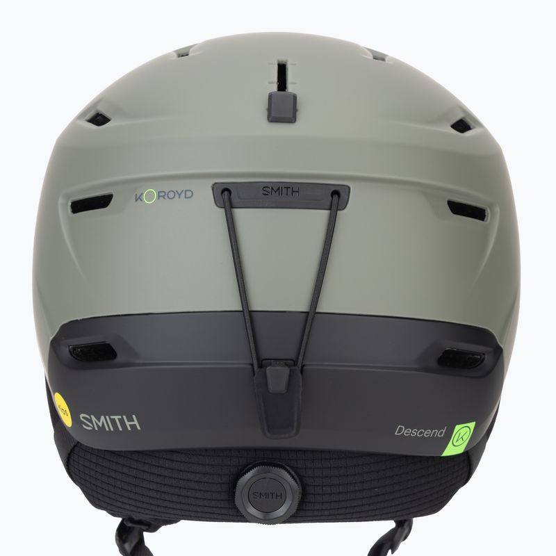 Шолом гірськолижний Smith Descend MIPS matte fatigue green/black 9