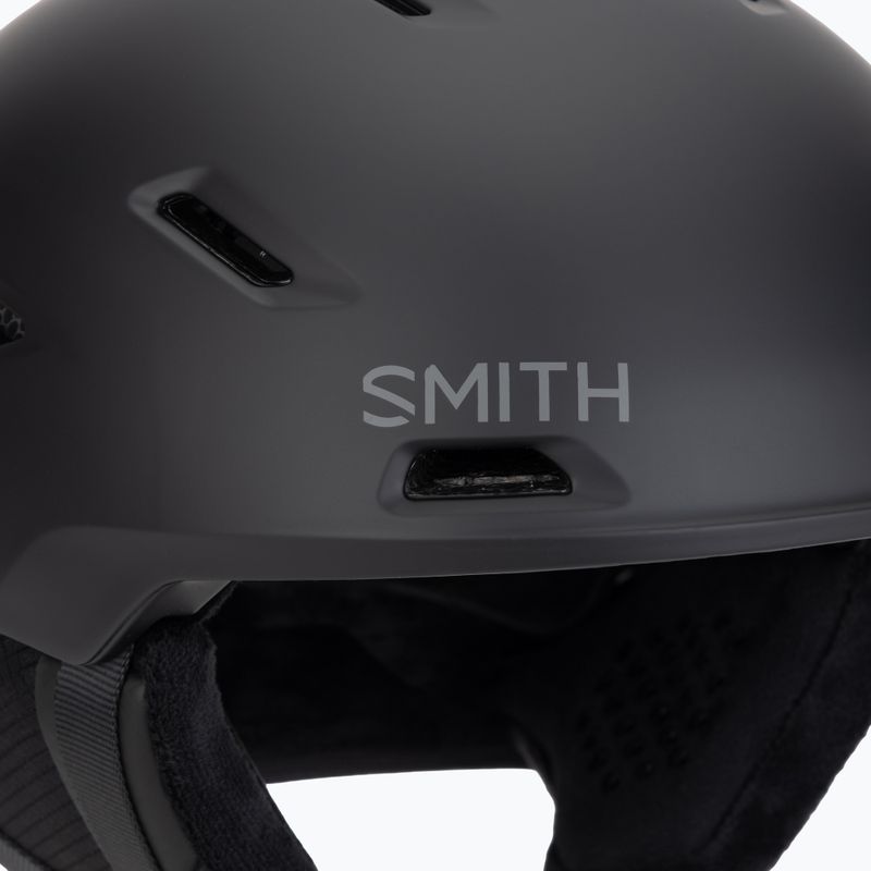 Лижний шолом Smith Descend matte black 7