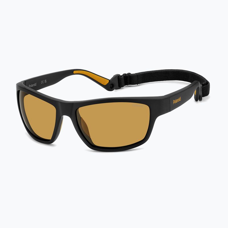 Окуляри сонцезахисні Polaroid PLD 7037/S matte black yellow/yellow polarized 2