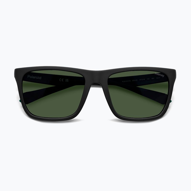 Окуляри сонцезахисні Polaroid PLD 2141/S matte black green/green polarized 4