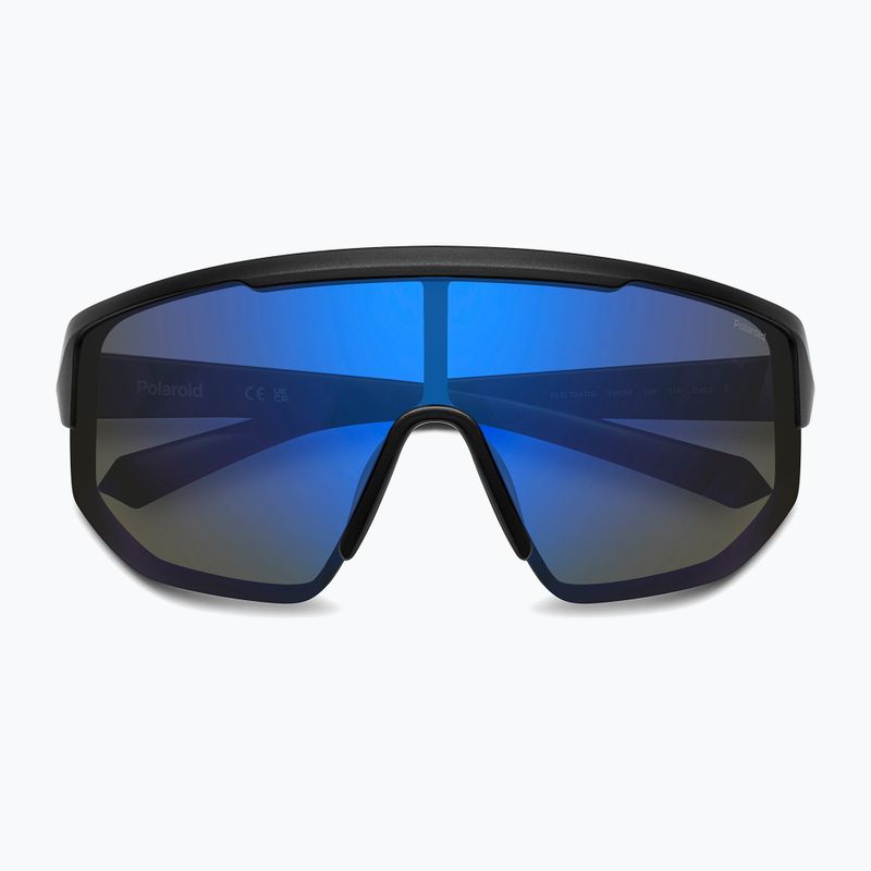 Окуляри сонцезахисні Polaroid PLD 7047/S matte black blue/blue mirror polarized 4