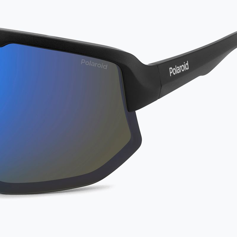 Окуляри сонцезахисні Polaroid PLD 7047/S matte black blue/blue mirror polarized 8
