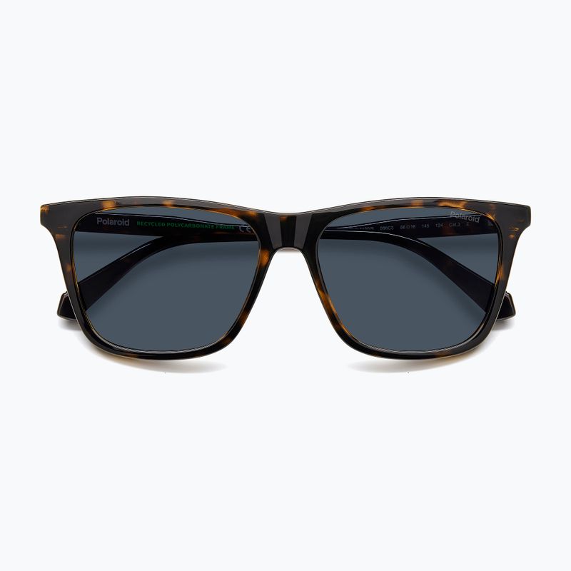 Окуляри сонцезахисні Polaroid PLD 4190/S havana/blue polarized 4