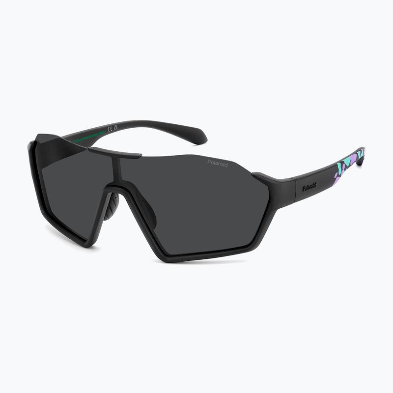 Окуляри сонцезахисні Polaroid PLD 7062/S matte black/grey polarized 2