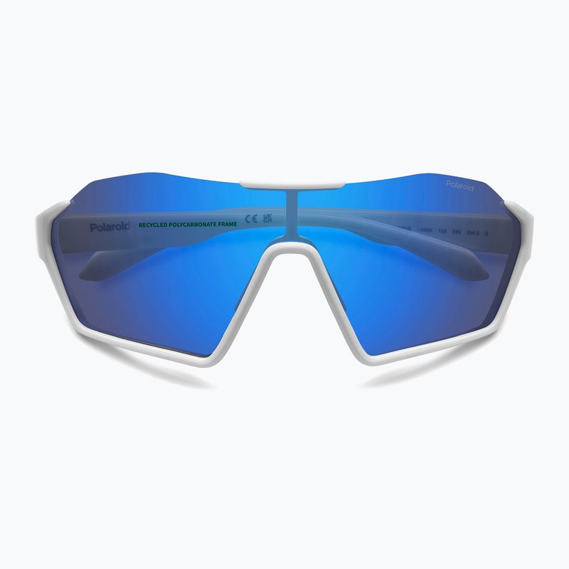 Окуляри сонцезахисні Polaroid PLD 7062/S white/blue mirror polarized 4