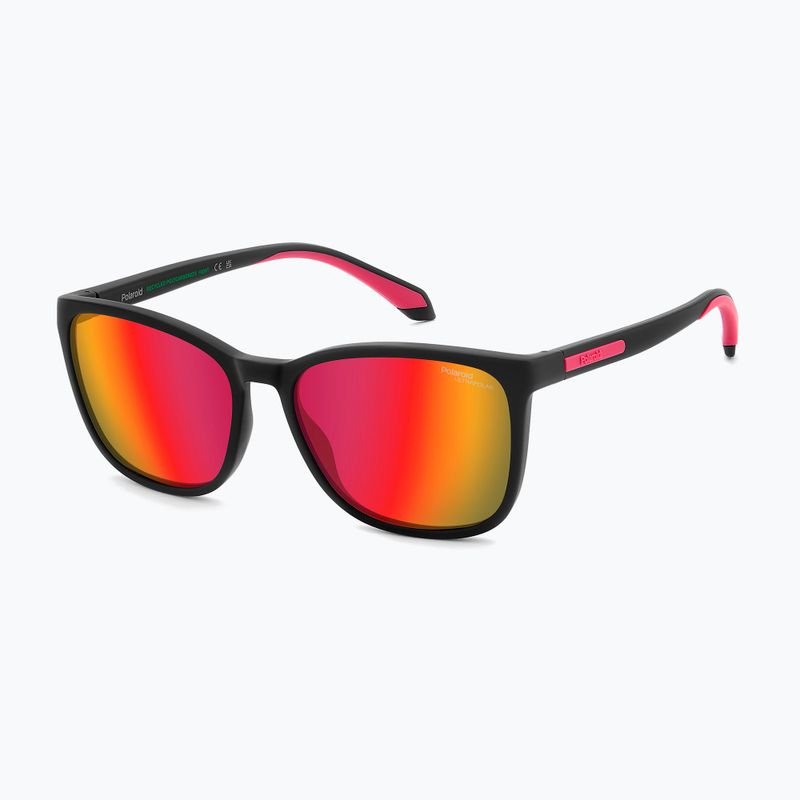 Окуляри сонцезахисні Polaroid PLD 2169/S/X matte black red/red multilayer polarized high contrast 2