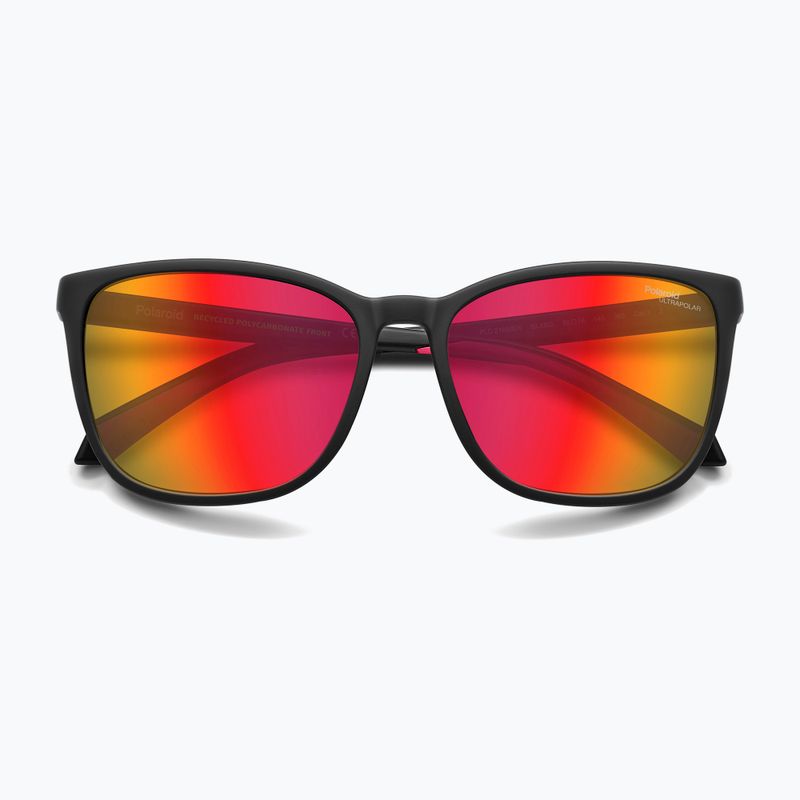 Окуляри сонцезахисні Polaroid PLD 2169/S/X matte black red/red multilayer polarized high contrast 4