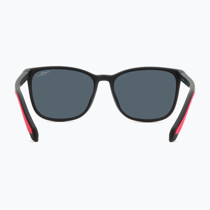 Окуляри сонцезахисні Polaroid PLD 2169/S/X matte black red/red multilayer polarized high contrast 5