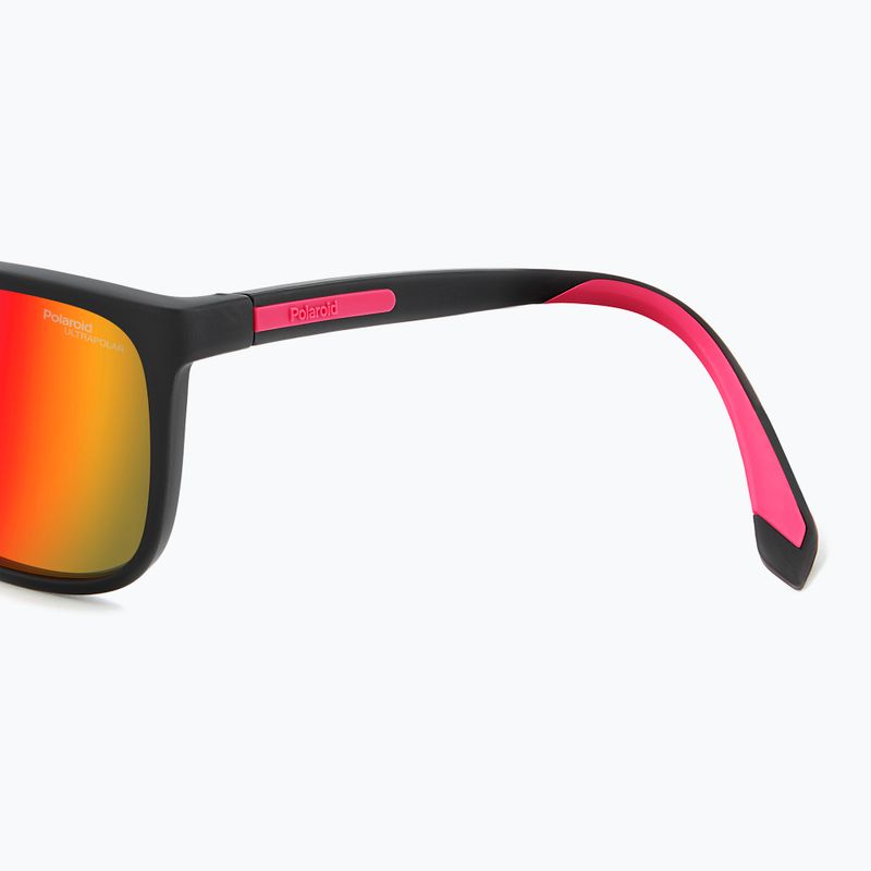 Окуляри сонцезахисні Polaroid PLD 2169/S/X matte black red/red multilayer polarized high contrast 7
