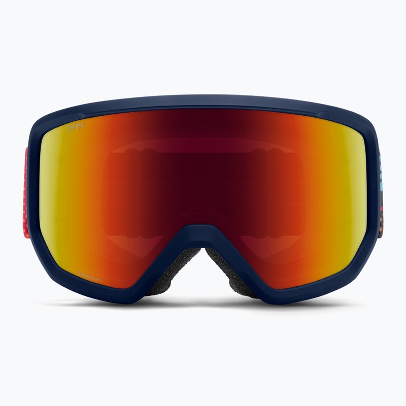 Окуляри лижні Smith Transfer S3 midnight geo alpine/red solx mirror antifog 2
