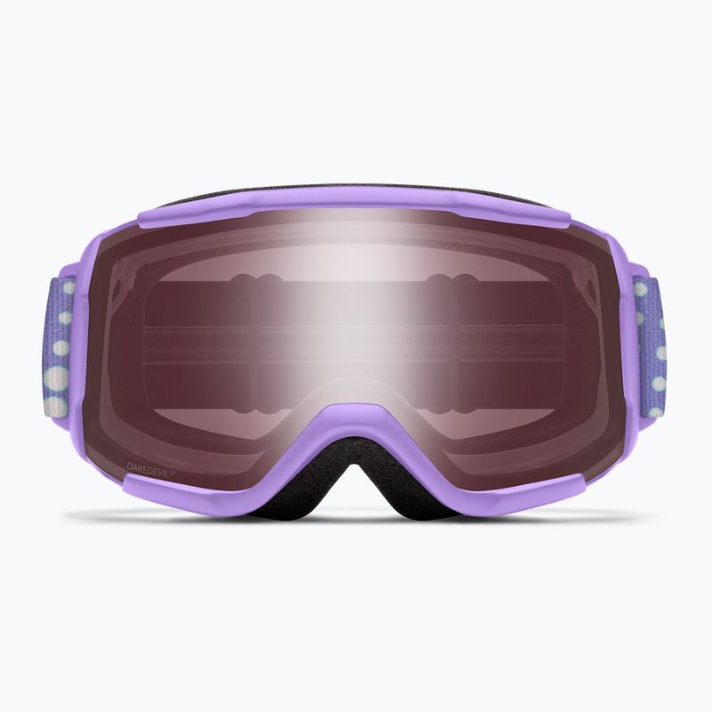 Окуляри лижні дитячі Smith Daredevil S2 light lavender dot clouds/ignitor mirror antifog 3