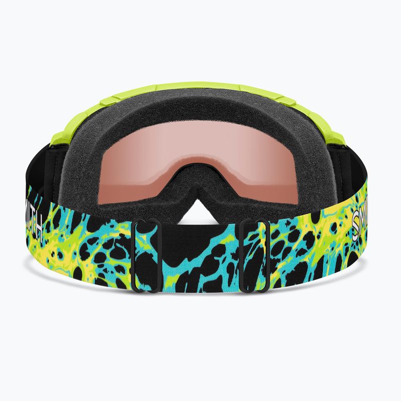 Окуляри лижні дитячі Smith Daredevil S3 electric lime slime/green solx mirror antifog 4