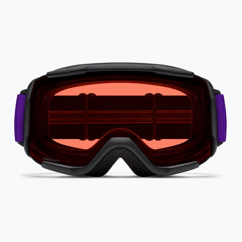 Окуляри лижні дитячі Smith Daredevil S1 black donuts/blue sensor mirror antifog 3